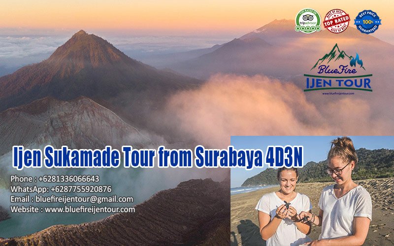 Ijen Sukamade Tour from Surabaya 4D3N
